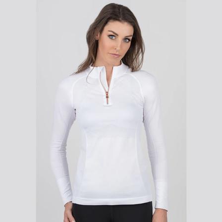 Anique Signature UV Protection Shirt PURE_WHITE