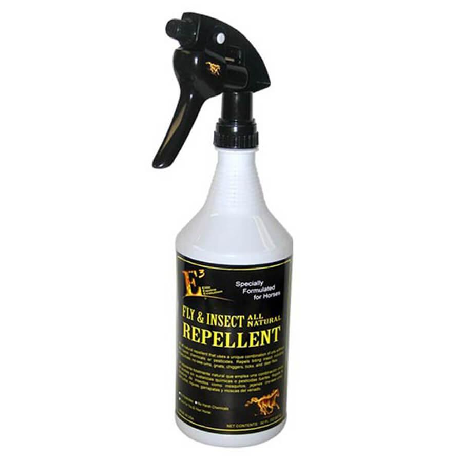 E3 All Natural Fly & Insect Repellent - 32 Oz
