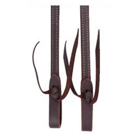 Doubled & Stitched Latigo Split Reins