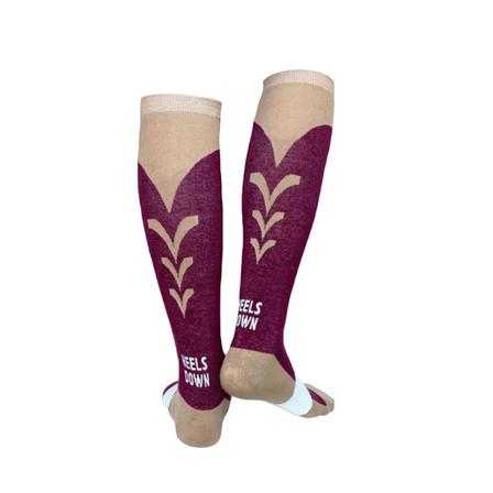 C4 Tall Riding Socks MAROON