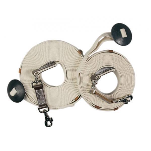 Poly- Cotton Web 35 ' Lunge Line With Donut
