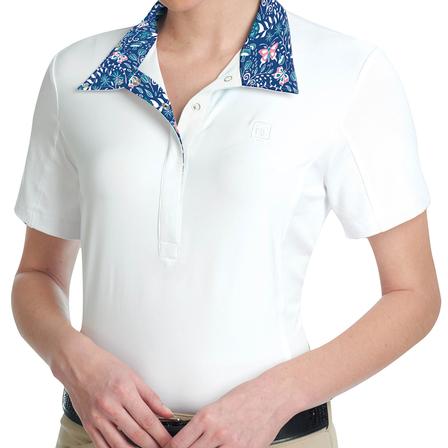 Romfh® Lindsay Show Shirt - Short Sleeve WHITE/BLUE_GARDEN