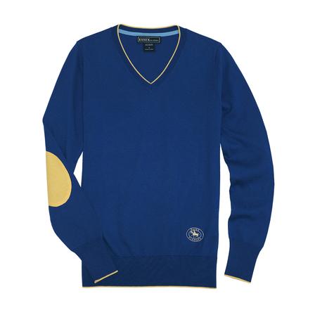 “Trey” V-Neck Sweater ROYAL_BLUE