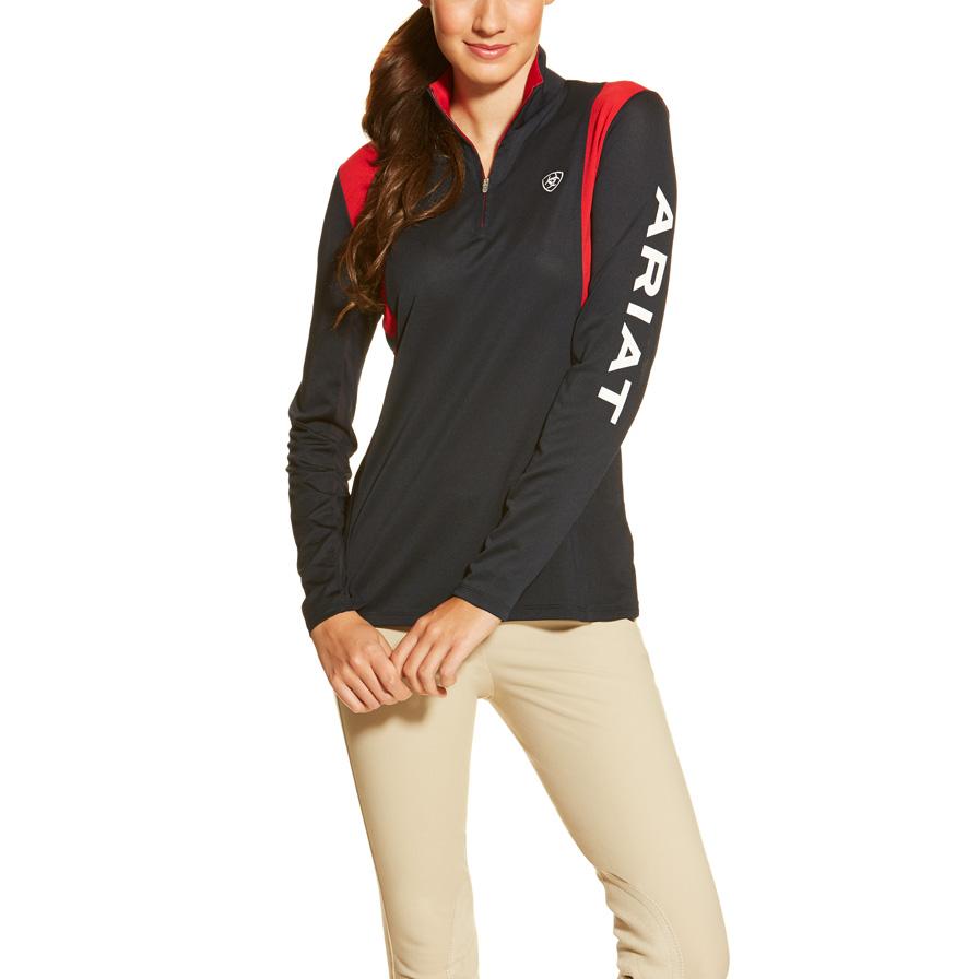 Ariat Womens Team Sunstopper 1/4 Zip
