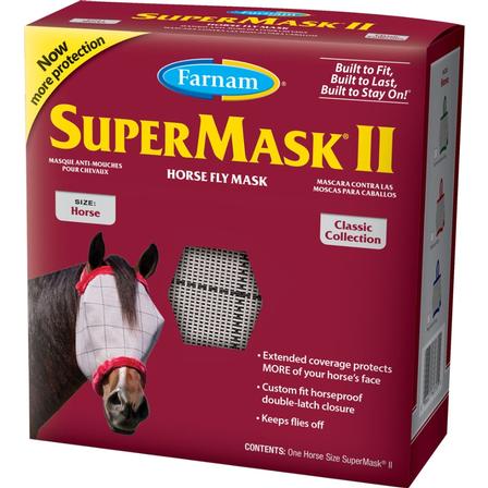 SuperMask® II Classic Horse Fly Mask - Horse