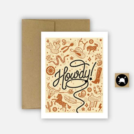 Greeting Card HOWDY!