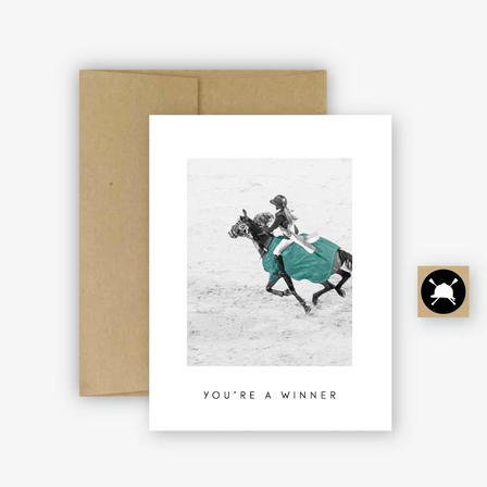 Greeting Card YOURE_WINNER