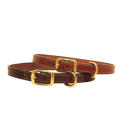 Saddle Stitched Dog Collar