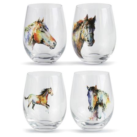 Stemless Wine Glass Set