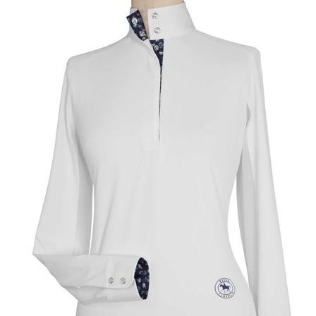 “Elephanti” Ladies Talent Yarn Straight Collar Show Shirt