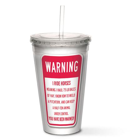 You've Been Warned Artful Cool Cup