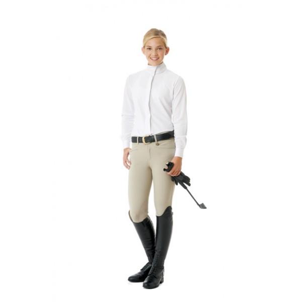 Celebrity Euroweave ™ Dx Euro Seat Front Zip Knee Patch Breeches