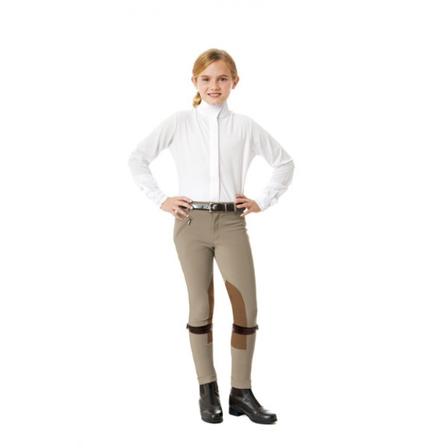 EuroWeave™ Front Zip Knee Patch Jod - Child's