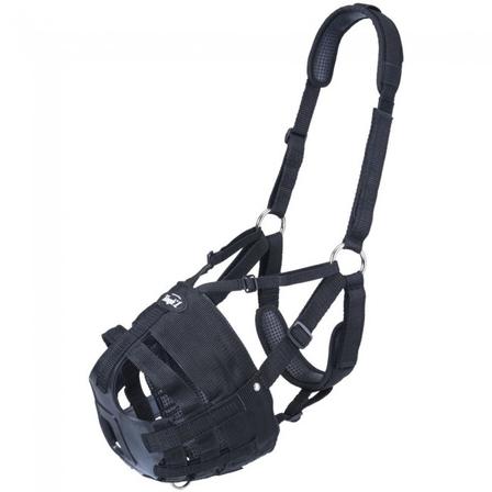 Deluxe Easy Breathe Poly/Nylon V Grazing Muzzle - Pony