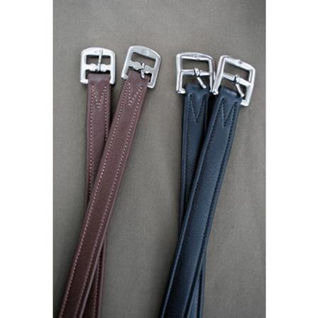 Red Barn Calf Lined Stirrup Leathers