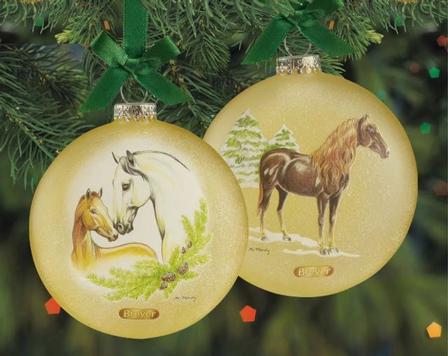 Artist Signature Ornament - Spanish Horses