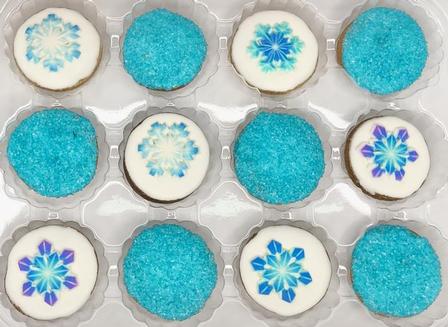 Snowflake Crunch Cups