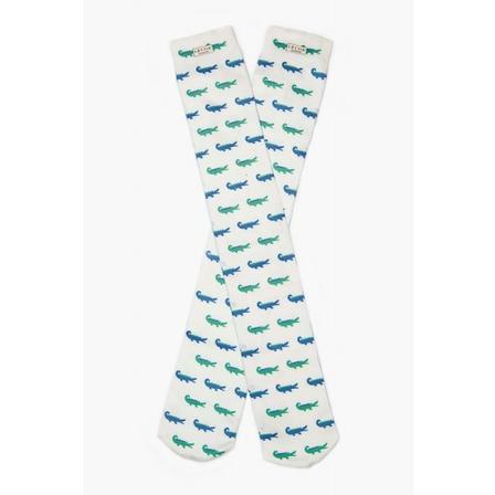 Blue & Green Alligator Boot Sock