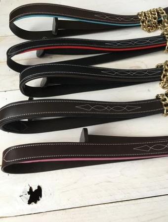 The Derby Collection: Padded Leather Lead Shank