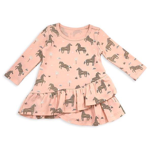 Wild & Free Horse Tulip Dress & Bloomer Set