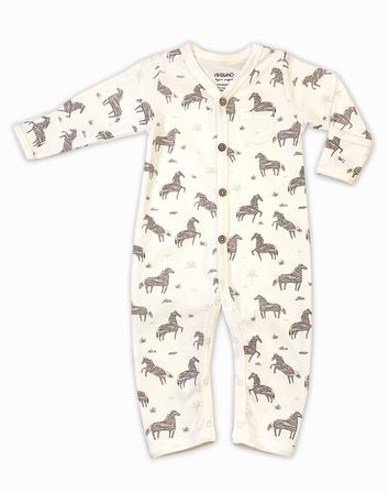 Wild & Free Horse Coverall Romper