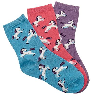 Dancing Horses Crew Socks - 3 pack