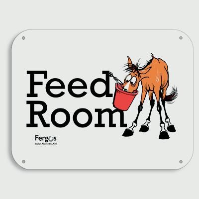 Fergus Barn Sign Feed Room