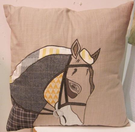 Horse Head Pillow