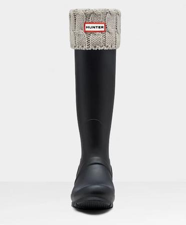 Original 6 Stitch Cable Knitted Cuff Tall Boot Socks