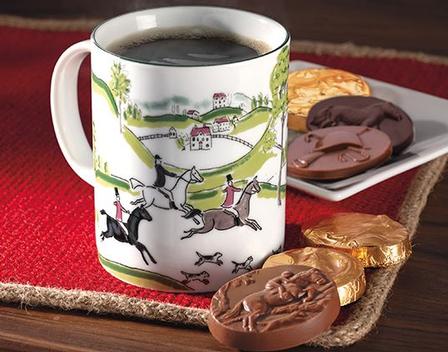 Hunt Scene Horse Mug