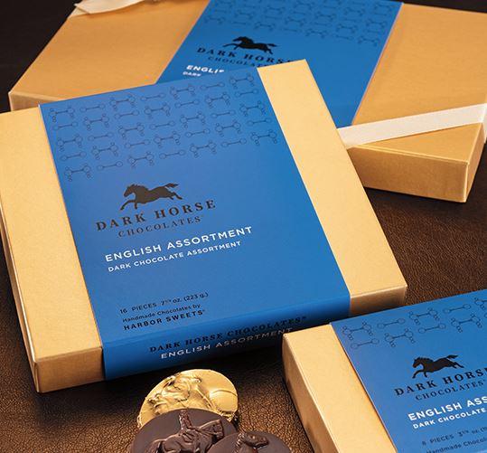 Dark Chocolate ' English ' Assortment - 8 Pc