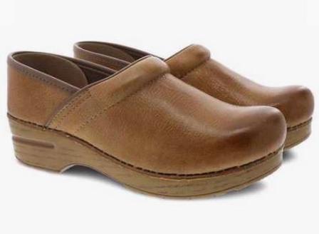 Professional Honey Distressed Clog