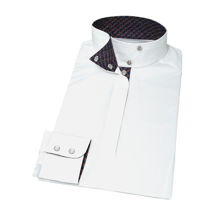 “Stirrups & Leathers” Ladies Talent Yarn Wrap Collar Show Shirt