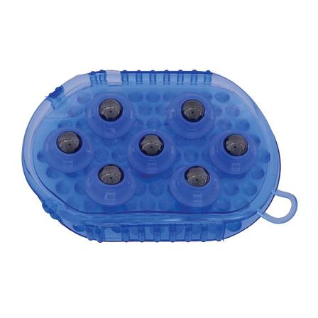 Gel Groomer Massage Mitt With Magnetic Rollers