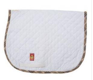 White with Baker Trim Baby Pad