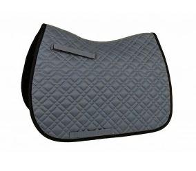All Purpose Saddle Pad Grey with Black Trim