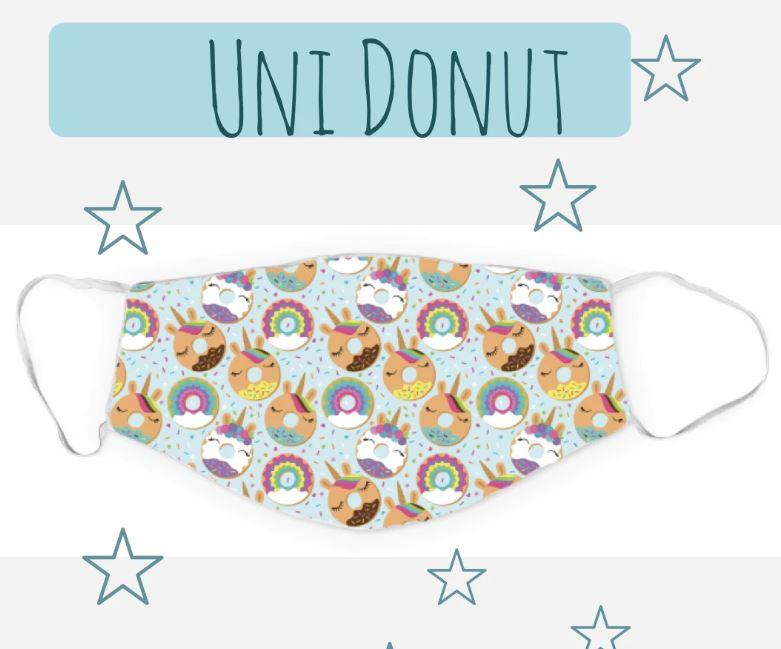 Uni- Donut Face Mask
