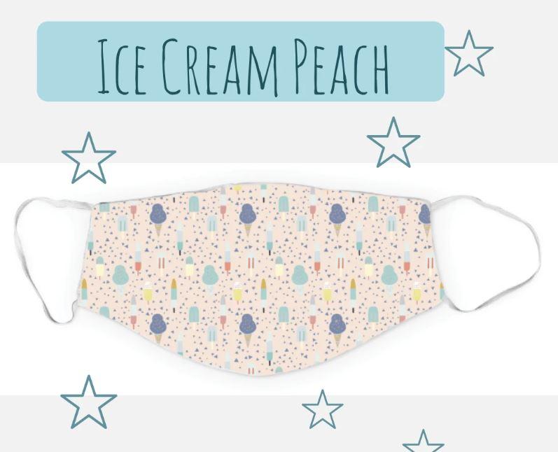 Ice Cream Peach Face Mask