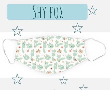 Shy Fox Face Mask