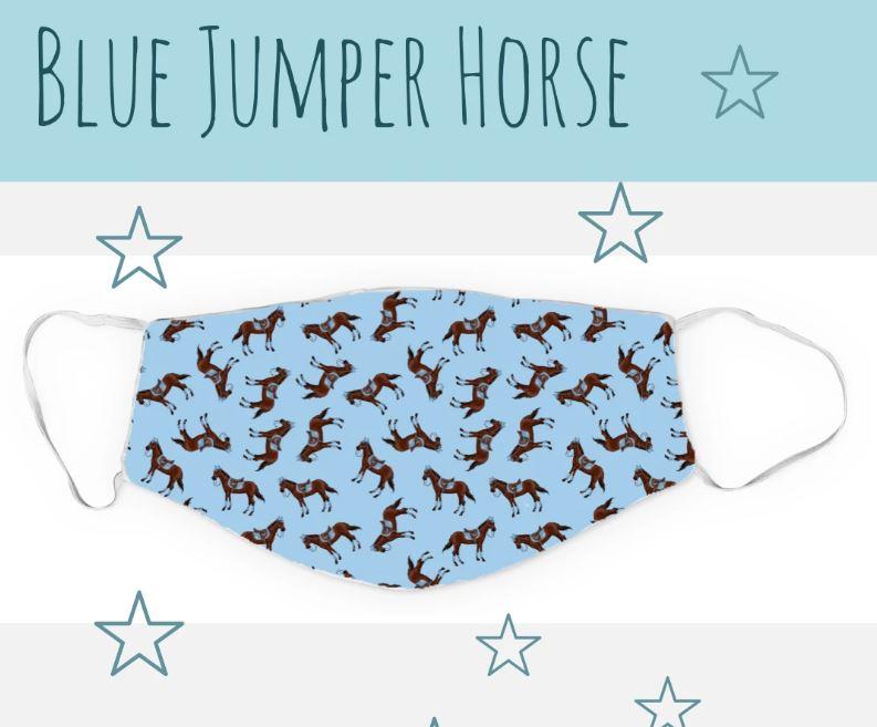 Blue Jumper Face Mask